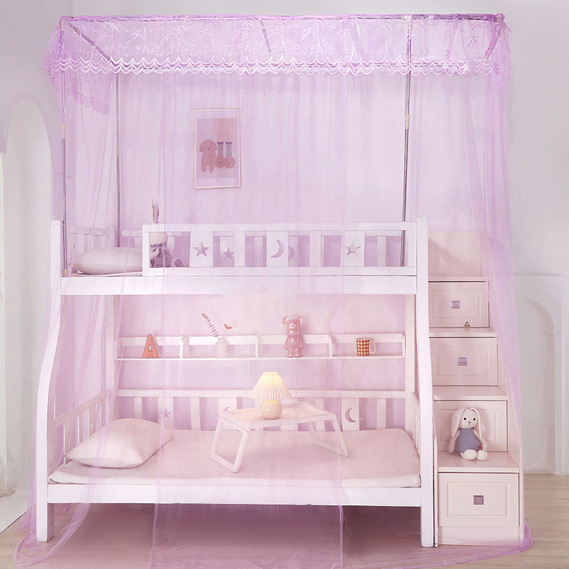 子母床蚊帐一体式加密柜梯双层儿童床梯形家用步梯款高低床上下铺,淘宝优惠券,粉丝福利购,淘宝优惠卷