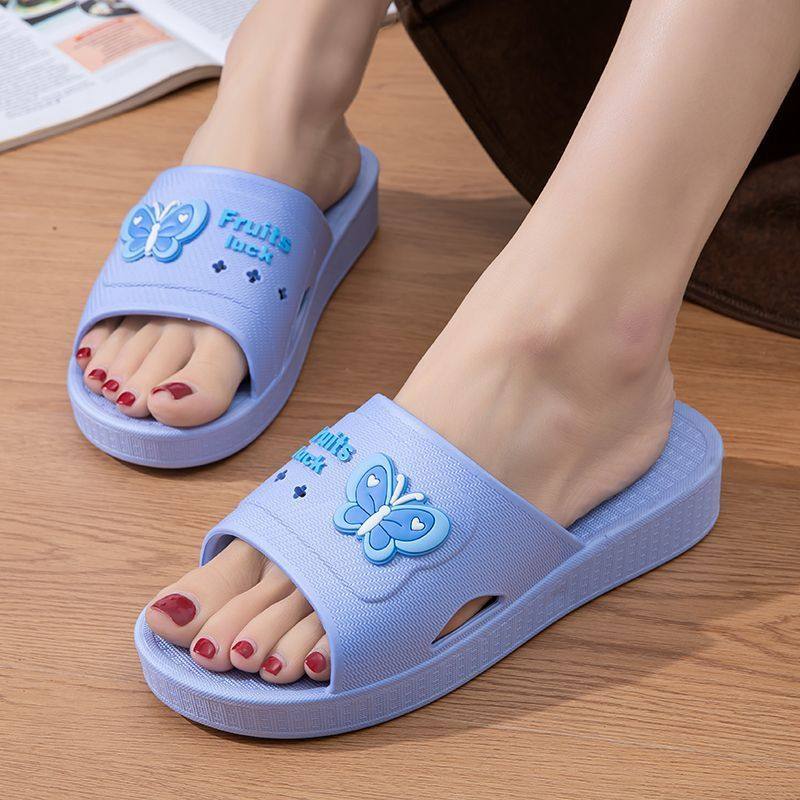 蝴蝶一字拖鞋女厚底高跟增高夏季韩版学生外穿软底防滑妈妈凉拖鞋,淘宝优惠券,粉丝福利购,淘宝优惠卷