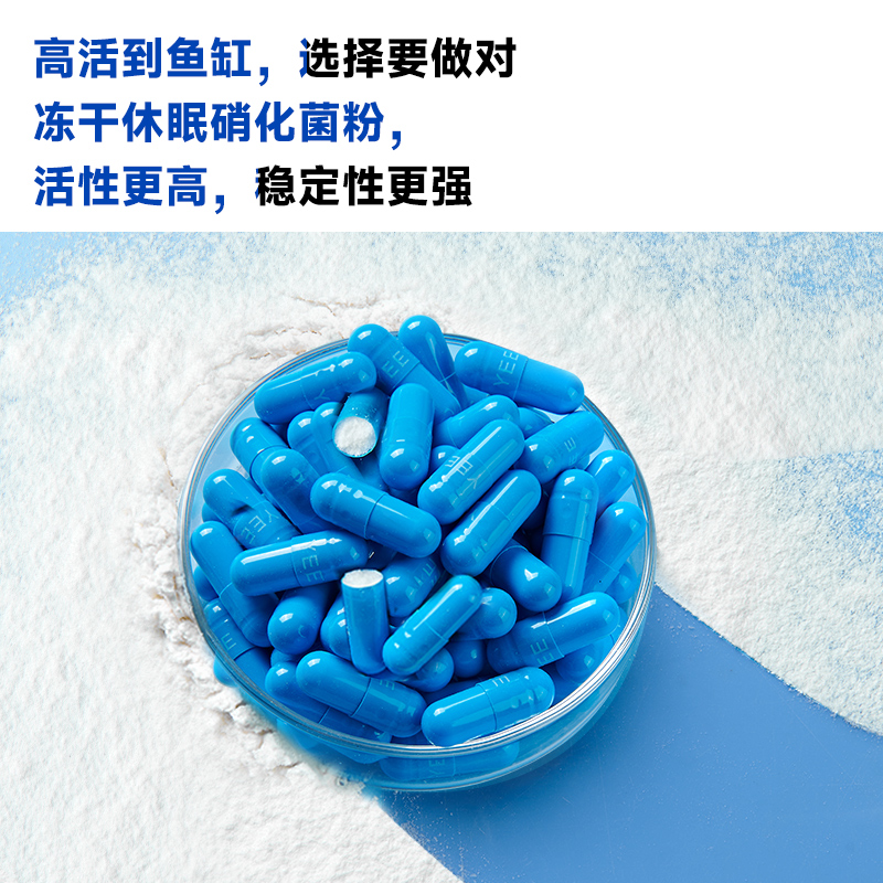yee硝化细菌胶囊鱼缸专用养鱼药净化水质净水剂水族消化细菌鱼用
