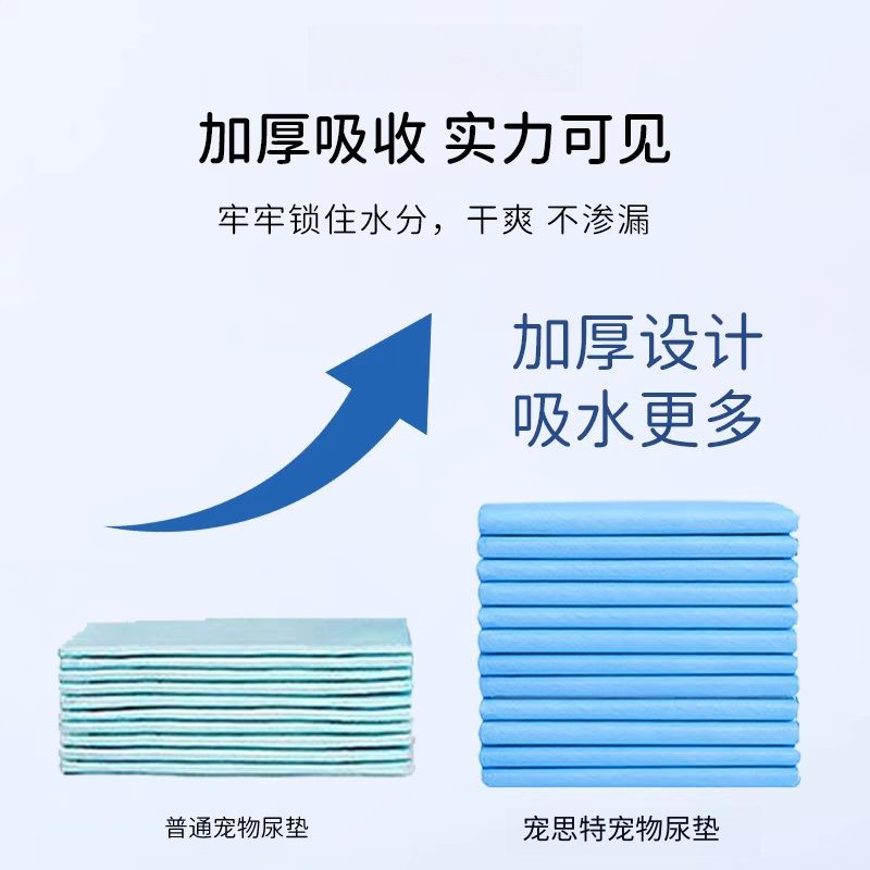 狗狗尿垫加厚除臭尿片猫咪兔子吸水尿垫泰迪宠物用品尿布湿隔尿垫,淘宝优惠券,粉丝福利购,淘宝优惠卷