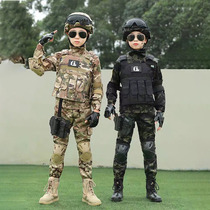 Childrens camouflage uniforms outdoor sports special forces men and women spring and autumn student military training uniforms kindergarten performance uniforms