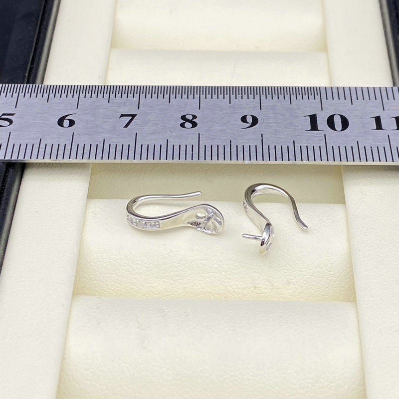 源头工厂s925纯银珍珠耳钩空托配件diy手工耳饰高跟鞋耳环通体银,淘宝优惠券,粉丝福利购,淘宝优惠卷