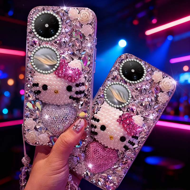 高级满钻奢华折叠适用华为Pocket2手机壳新品Vs2网红X2水钻X5/2026年P50Pocket镶钻X3新款V2至臻版高端VS3 - 图2