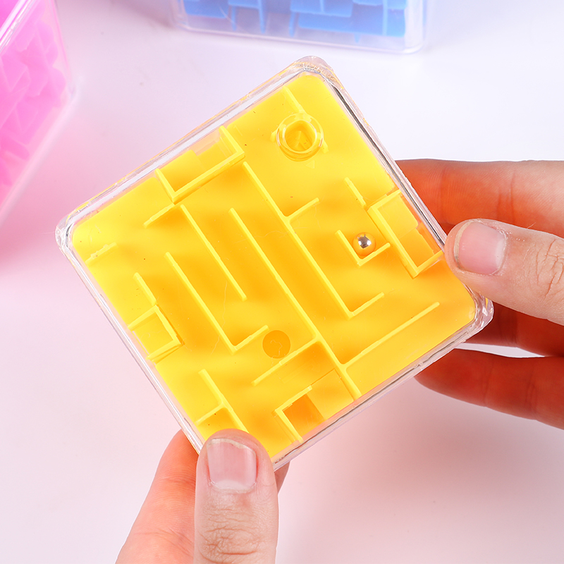 3D魔方立体迷宫玩具走珠六面闯关益智解压儿童开发智力专注力训练-图1