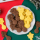 Christmas cookie cake decoration Santa tree star spoon shaped mixed paper cup dessert baking decoration