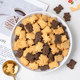 Internet celebrity happy bear and rabbit cake decoration ornaments