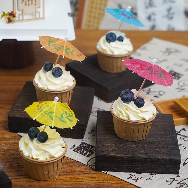 中式订婚宴蛋糕装饰摆件喜字屏风雨伞婚礼结婚甜品台婚庆烘焙插件