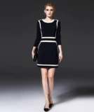 Летняя модная летняя одежда, приталенное элитное платье для работы, европейский стиль