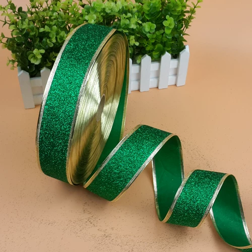 Высококачественная луковая розовая рождественская лента 5 см, лента, рождественские украшения, сделай сам, бант, лента для украшения елки