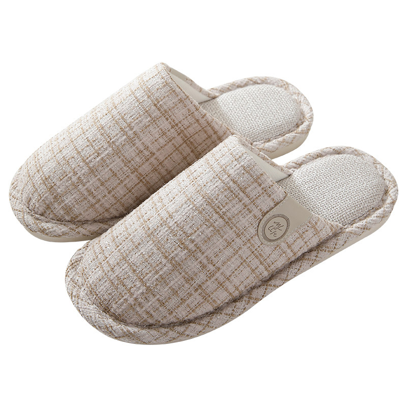 四季春秋布拖鞋棉麻吸汗不防臭脚月子保暖棉拖鞋女防滑情侣居家冬,淘宝优惠券,粉丝福利购,淘宝优惠卷