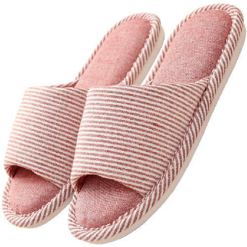 十双装客厅一次性待客人拖鞋女酒店可洗居家用棉布拖鞋男夏天批发 - 图3