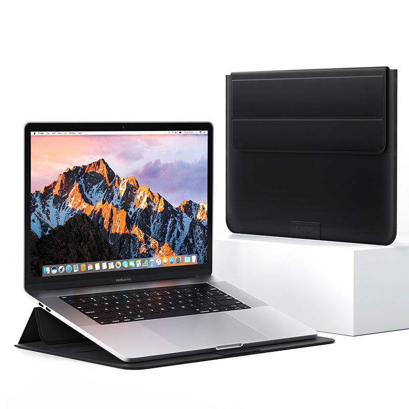 switcheasy适用2023款MacBook Air15笔记本内胆包macbookpro13/14寸皮质保护套m2air商务全包套轻薄支架包