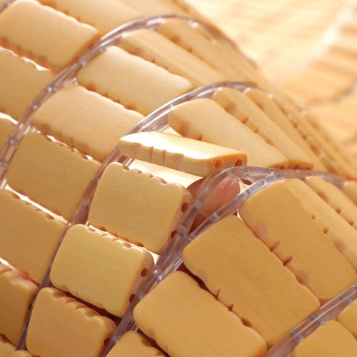 麻将凉席1.8m床竹席折叠麻将席1.5m竹块席1.2米单双人0.9学生宿舍 - 图0