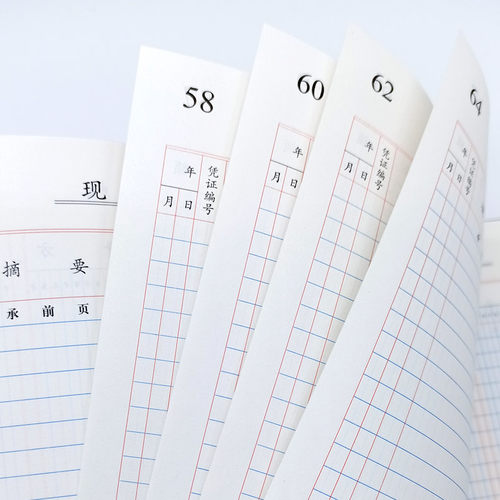 成文厚现金日记账本借贷式110银行存款日记帐账册流水账16K手工银行账总分类账簿总账明细帐财务家庭手账开支 - 图3
