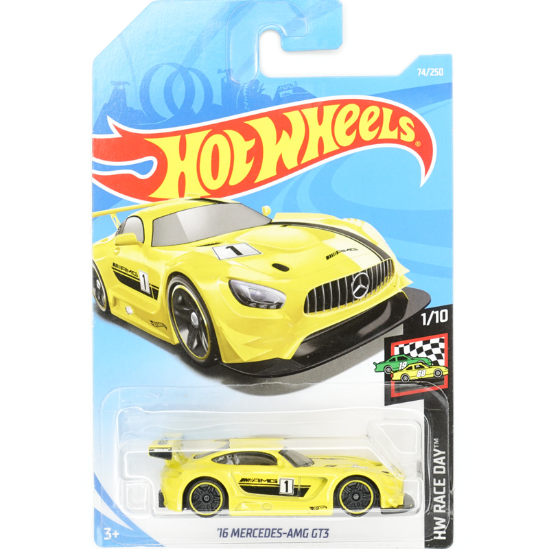 风火轮合金HOT WHEELS车模模型500E男孩口袋玩具奔驰AMG GT300SL - 图2