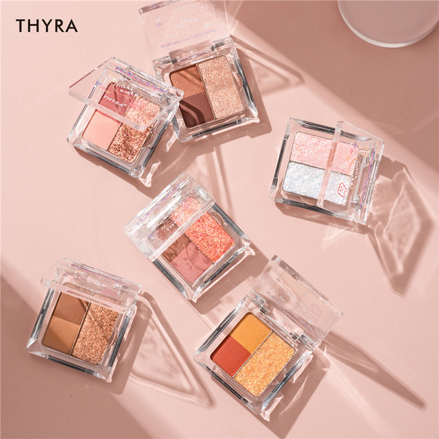 Thyra Tan Ya three color eye shadow e10 full matte