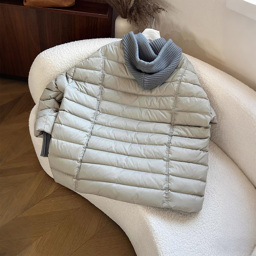 300斤大码女装胖mm假两件连帽棉服女冬季设计感百搭面包服外套潮 - 图3