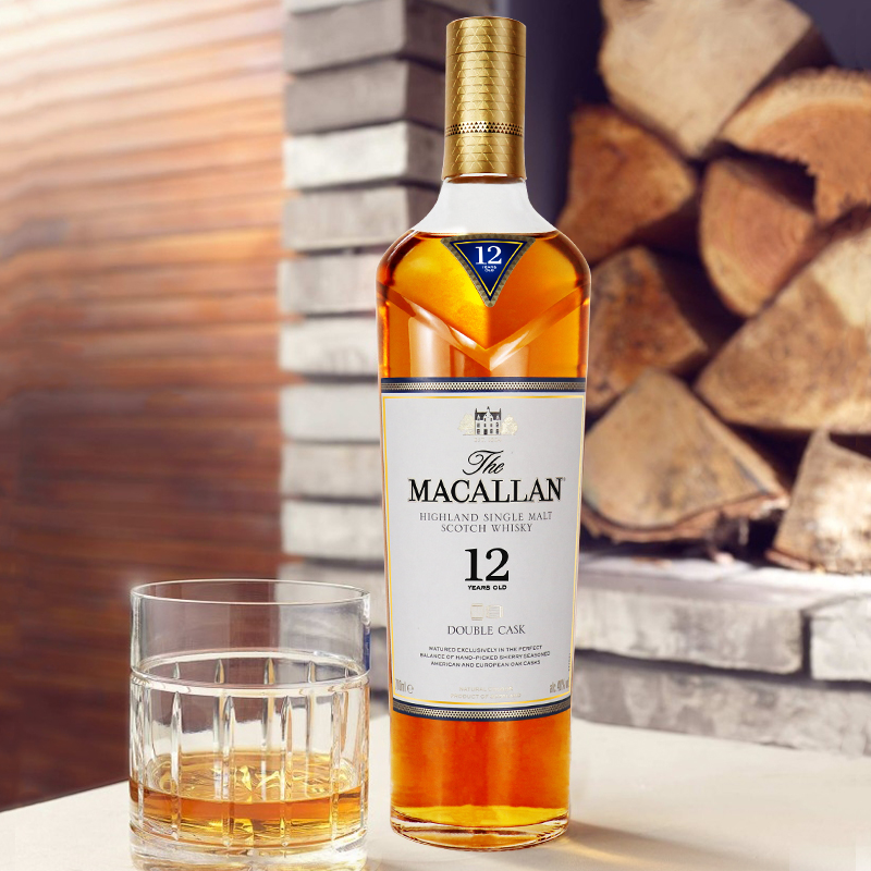 行货麦卡伦12年蓝钻双雪莉桶单一麦芽苏格兰威士忌Macallan洋酒-图2