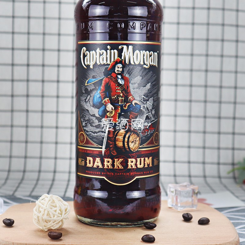行货洋酒摩根船长黑标朗姆酒 CAPTAIN MORGAN摩根船长黑朗姆700ml - 图1