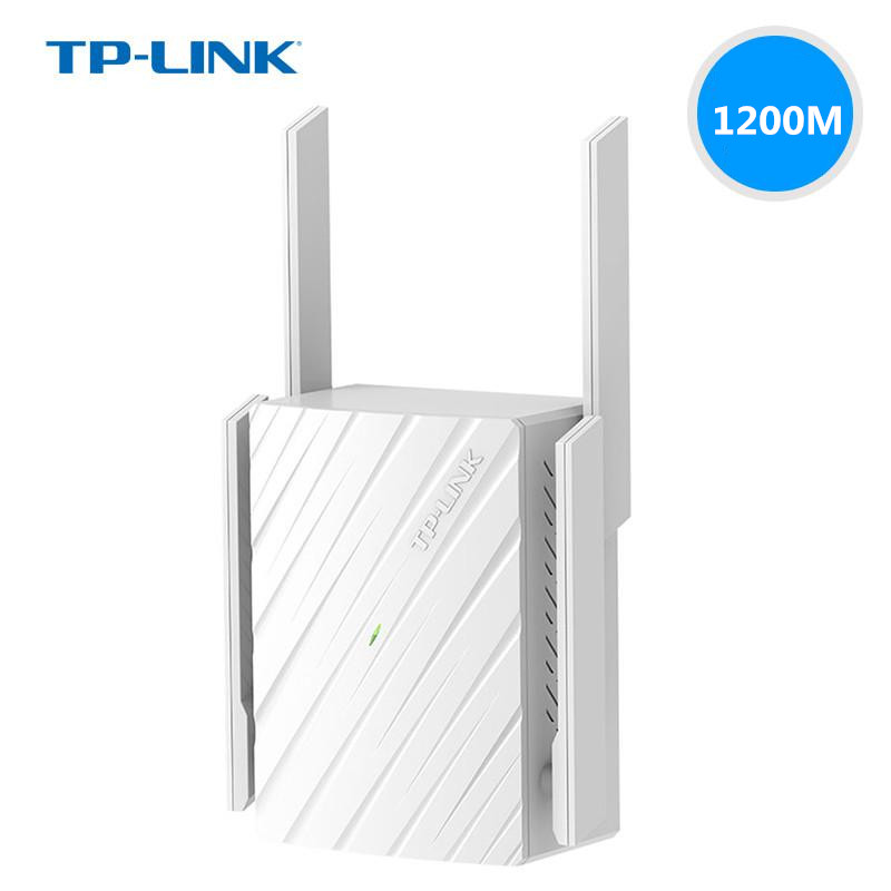 TP-LINK 双频无线扩展器5G增强器 扩展器穿墙高速中继 带LAN口 四天线 AC1200无线扩展器TL-WDA6332RE简单 - 图0