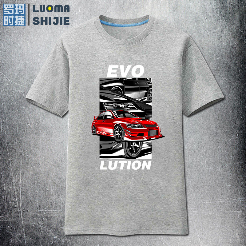 罗玛时捷三菱文化evo信仰男t恤衫 罗玛时捷T恤