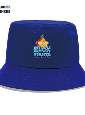 Blox fruits 游戏周边恶魔果实渔夫帽男女儿童户外可爱防晒盆帽子