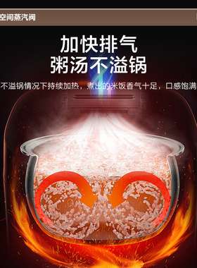 美的4升0涂层316L不锈钢电饭煲