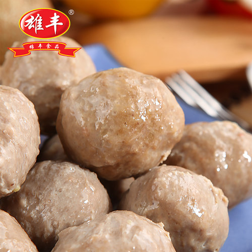 雄丰撒尿肉丸牛肉风味5斤火锅关东煮肉丸麻辣烫食材厂家批发 - 图2