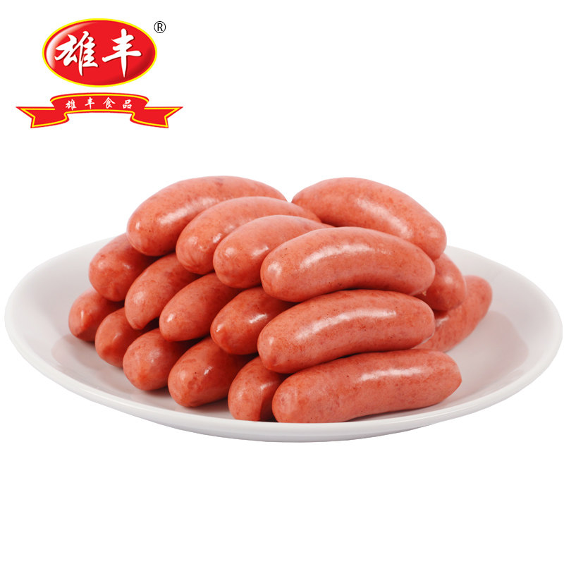 雄丰2500g约50根烧烤肉肠热狗肠 雄丰食品香肠/腊肠