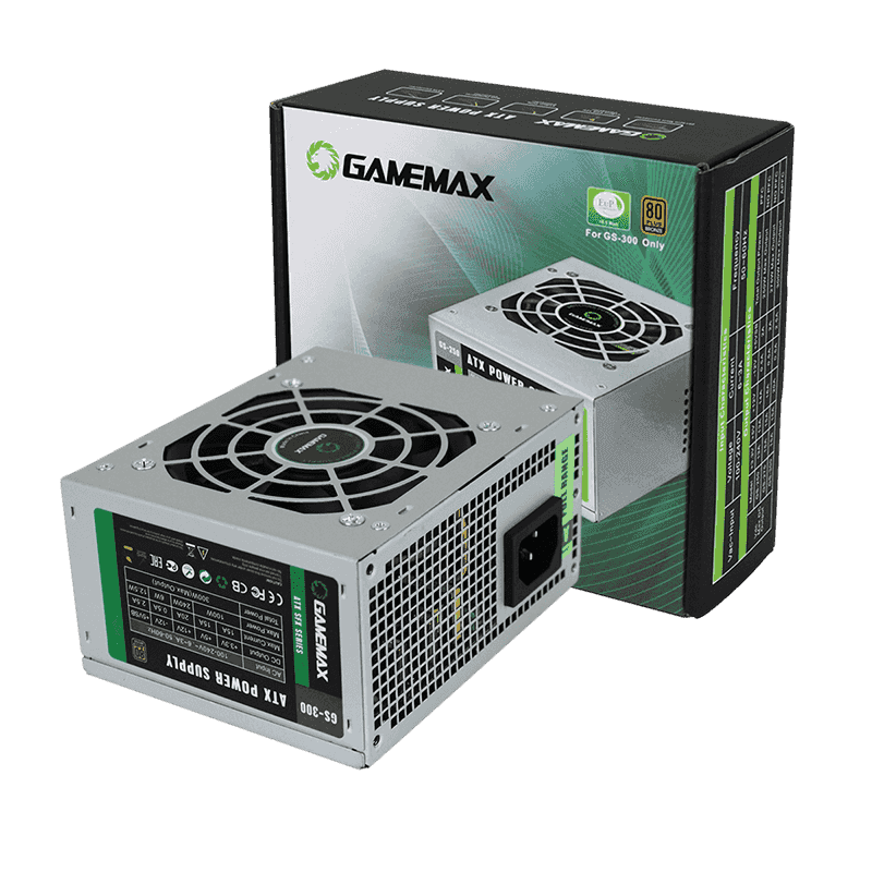 GAMEMAX游戏帝国 GS-300 额定300W APFC 80plus铜牌 SFX小电源 - 图0