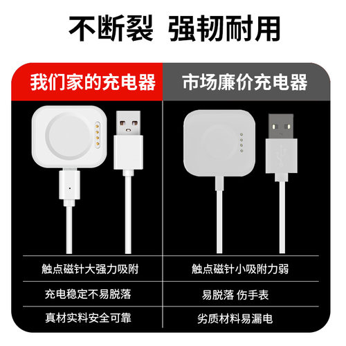 适用OPPOwatchX3手表X2充电底座X3mini一加手表2充电器线x智能手表OPPOwatchsport/4Pro磁吸充电3Pro配件SE - 图1