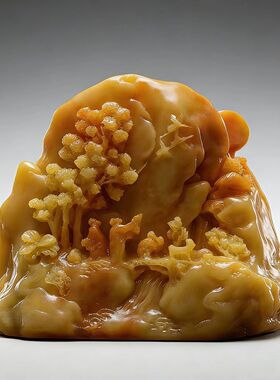 新中式山水石雕摆件客厅风水