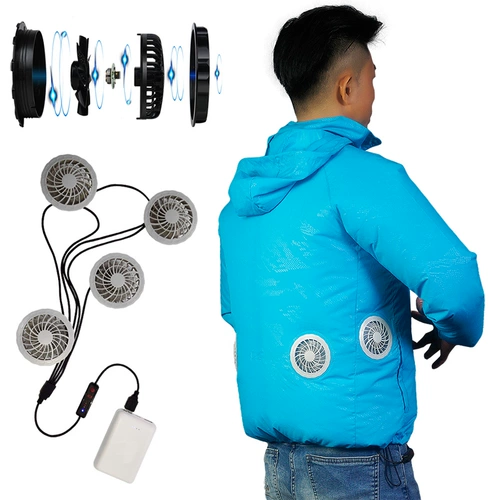 Охлаждающий тонкий дышащий дорожный рабочий вентилятор подходит для мужчин и женщин