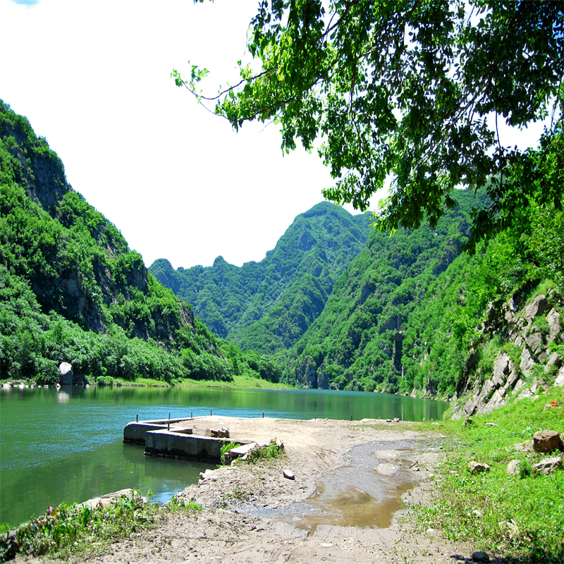 新款才艺主播3D直播背景布户外风景山水建筑景点立体拍摄背景墙布