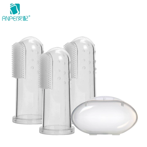 Детская хваталка, мягкая силиконовая зубная щетка для младенца для молочных зубов, 0-1-2-3 лет, уход за полостью рта