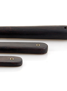 乌木一体无漆痒痒挠紫光檀木加长老头乐 高档家居摆件 抓背