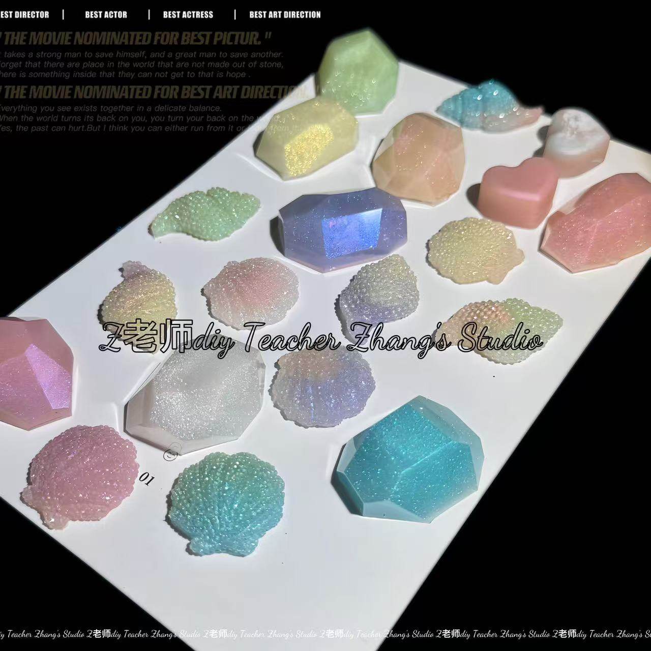 Z老师diy 流麻闪粉 人鱼极光冰透粉冰肌粉云母粉 滴胶火漆蜡颜料,淘宝优惠券,粉丝福利购,淘宝优惠卷