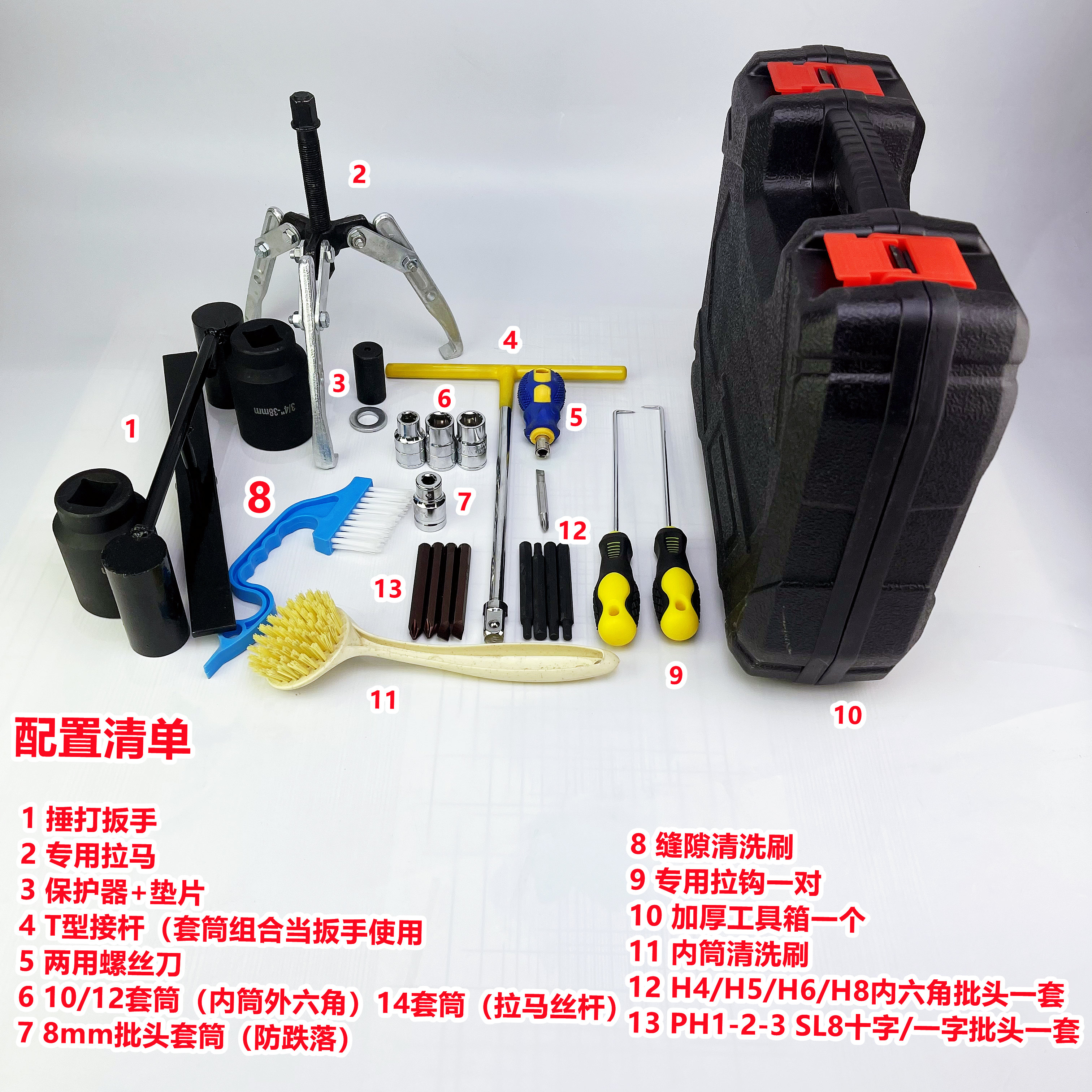 清洗波轮洗衣机拆卸专用工具内筒拆洗滚筒离合器捶打扳手维修螺母