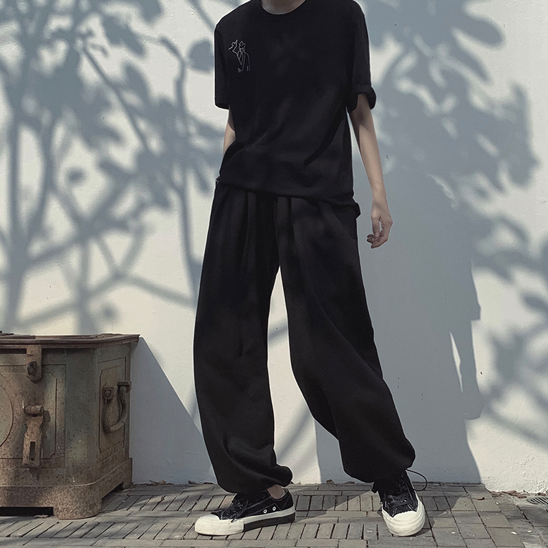 纯棉超宽松给灯笼裤 垂感褶皱大裤子 舒服柔软 . 色 2 衣疫 纯棉超宽松给灯笼裤 垂感褶皱大裤子 舒服柔软 . 色 2 衣疫
