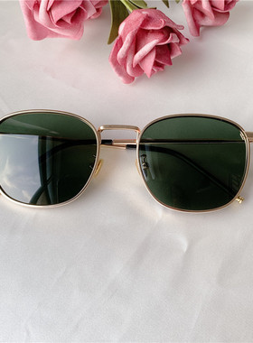 墨镜茶色复古风百搭小脸太阳眼镜