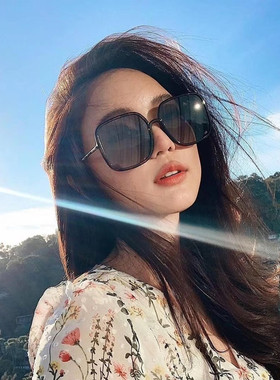 章若楠网红同款ins男框架太阳镜