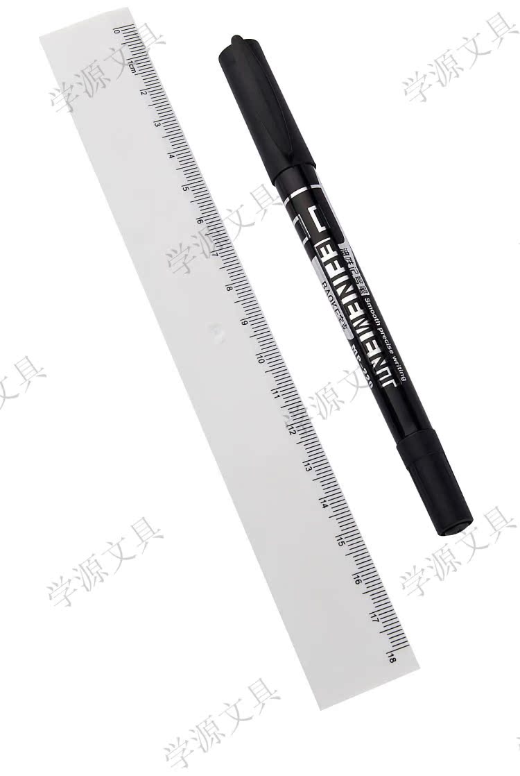 宝克记号笔MP-220 小双头油性笔勾线笔光盘笔小油笔 办公文具 - 图3