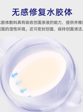 隐形凝胶后跟贴防磨脚水泡贴