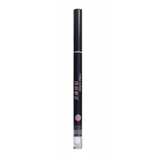 Double-head lip liner with lip brush to enhance lip waterproof and lasting