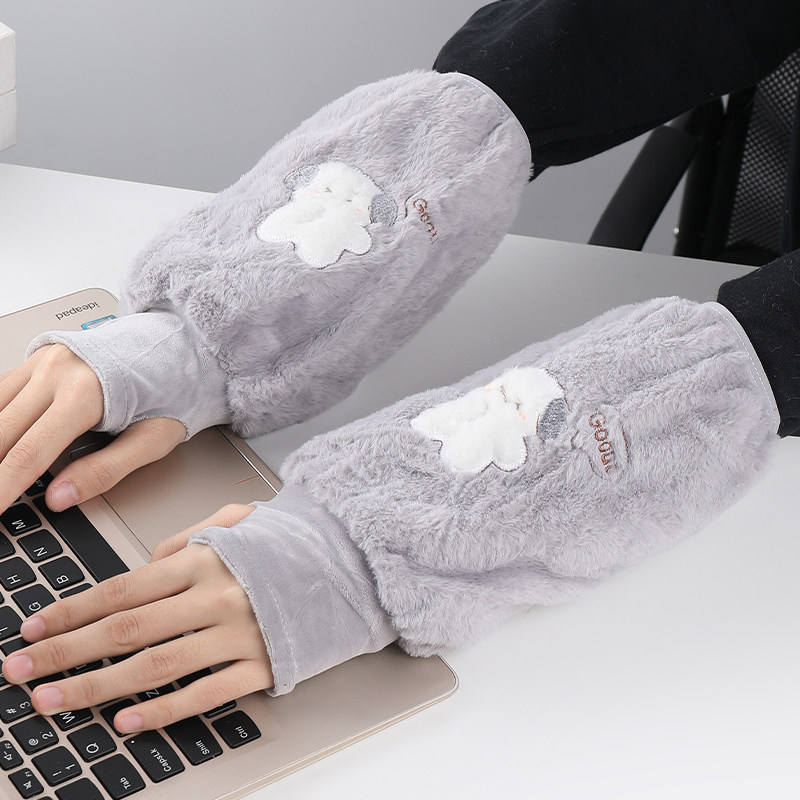 秋冬季袖套新款防脏暖手二合一羽绒服专用办公室袖头女款套袖神器,淘宝优惠券,粉丝福利购,淘宝优惠卷