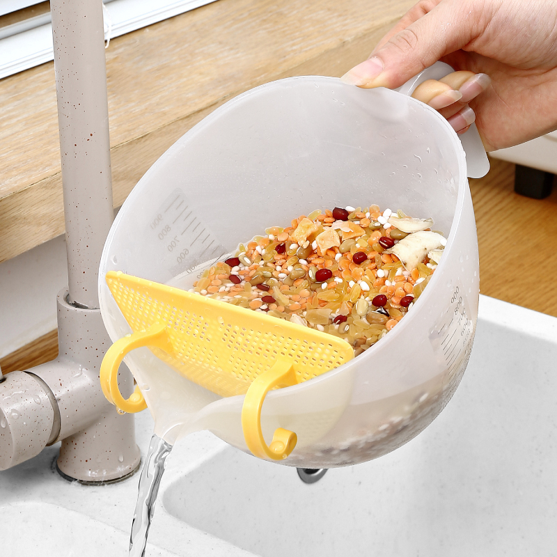 鸡蛋过滤网蛋液过滤机料理打蛋过滤碗厨房烘焙豆浆搅拌碗过滤器