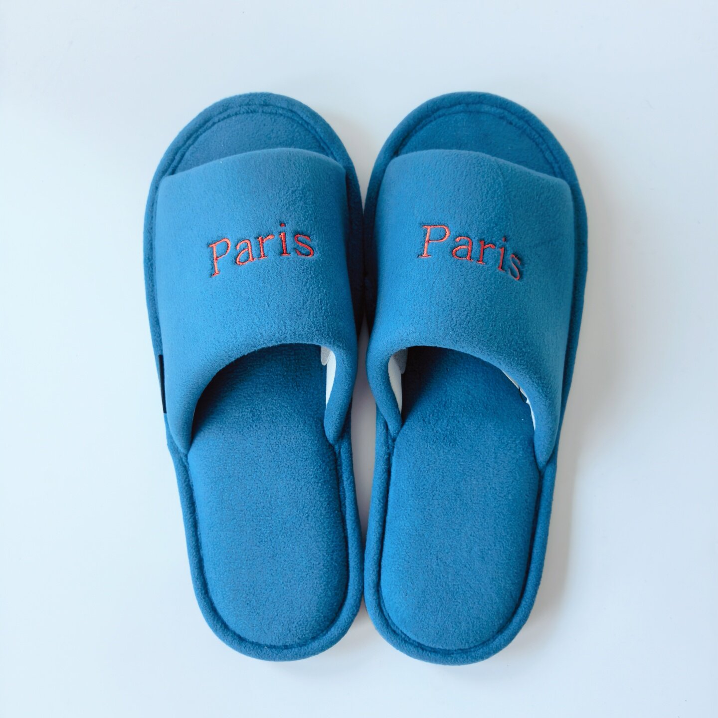 Japanese silent non-slip fabric home travel slippers