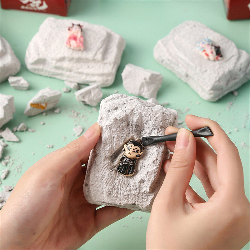 幼儿园儿童小礼品创意哪吒考古挖掘盲盒小学生奖励品开学分享礼物