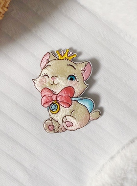 卡通可爱刺绣发饰小猫咪儿童bb夹刘海碎发夹得紧侧边夹女宝掰掰夹