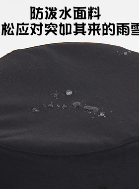 灯芯绒防泼水两面戴可拆卸大头围